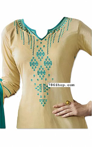  Ivory Georgette Suit | Pakistani Dresses in USA- Image 2