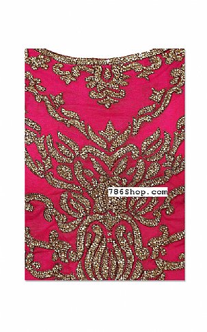  Hot Pink Chiffon Suit | Pakistani Dresses in USA- Image 2