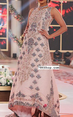  Pink Chiffon Suit | Pakistani Party Wear Dresses USA- Image 2