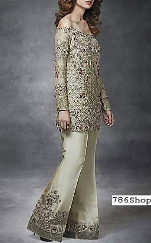  Fernwood Green Chiffon Suit | Pakistani Party Wear Dresses- Image 1