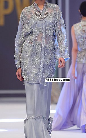  Lilac Chiffon Suit | Pakistani Party Wear Dresses USA- Image 1