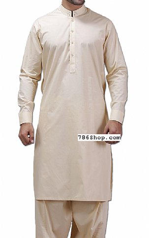 Off-white Men Shalwar Kameez | Pakistani Mens Suits Online