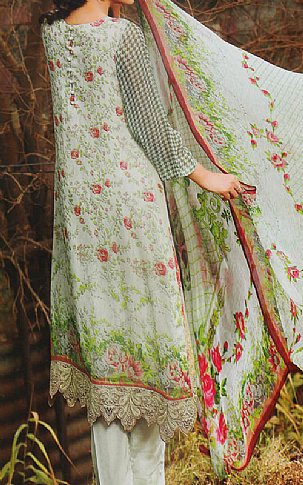 Off-white Crinkle Chiffon suit | Pakistani Dresses in USA