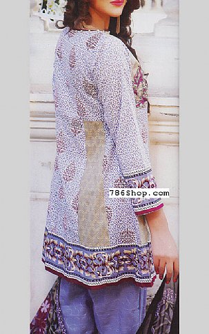 Noor Jahan Lilac Lawn Suit | Pakistani Dresses in USA- Image 2