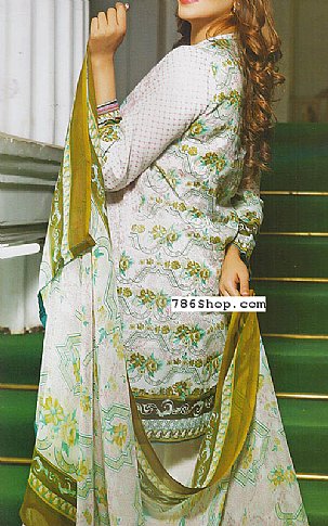 Noor Jahan Off-white Lawn Suit | Pakistani Dresses in USA- Image 2