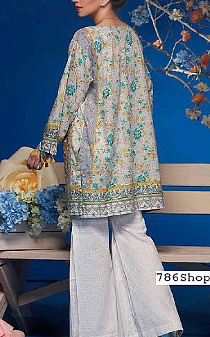Warda Grey Lawn suit. | Pakistani Dresses in USA- Image 2