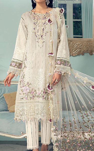 Anaya Ivory Lawn Suit | Pakistani Lawn Suits- Image 1