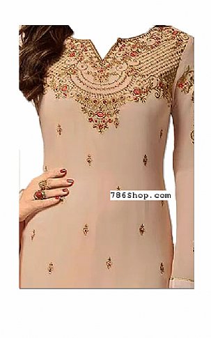  Ivory Georgette Suit | Pakistani Dresses in USA- Image 2