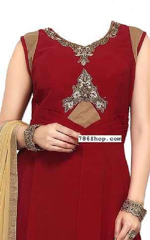  Red Georgette Suit | Pakistani Dresses in USA- Image 2