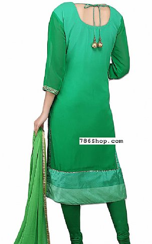  Green Chiffon Suit | Pakistani Dresses in USA- Image 2