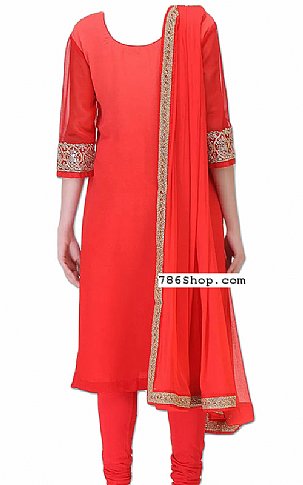  Carrot Chiffon Suit | Pakistani Dresses in USA- Image 2