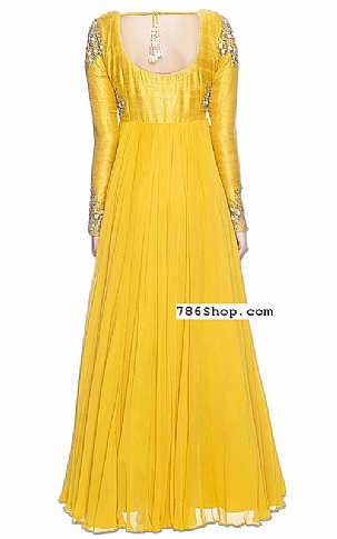  Yellow Chiffon Suit | Pakistani Dresses in USA- Image 2