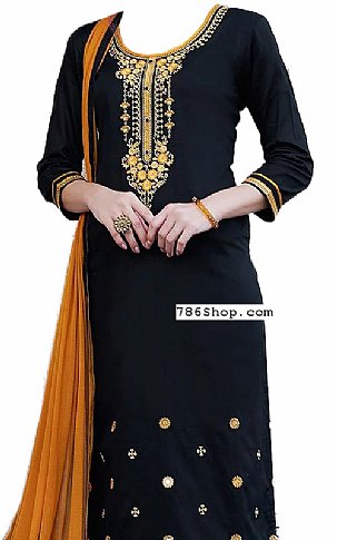  Navy Blue Georgette Suit | Pakistani Dresses in USA- Image 2