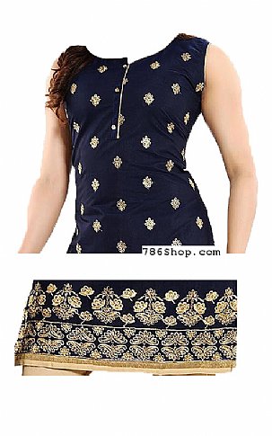  Navy Blue Georgette Suit | Pakistani Dresses in USA- Image 2