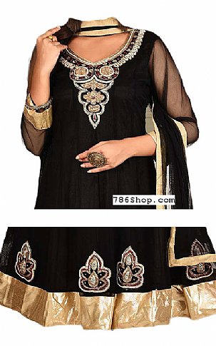  Black Chiffon Suit | Pakistani Dresses in USA- Image 2