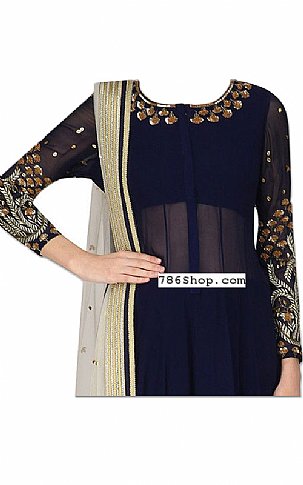  Black Chiffon Suit | Pakistani Dresses in USA- Image 2