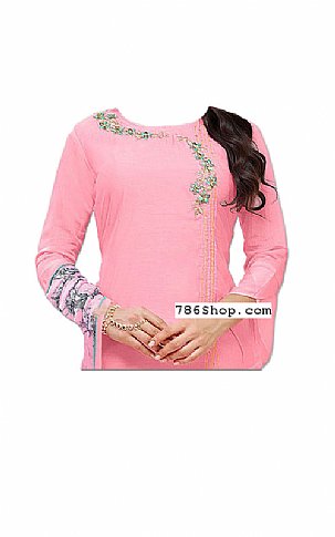  Baby Pink Georgette Suit | Pakistani Dresses in USA- Image 2