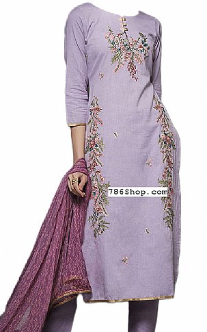  Lilac Georgette Suit | Pakistani Dresses in USA- Image 1