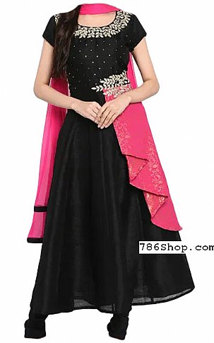  Black Georgette Suit | Pakistani Dresses in USA- Image 1