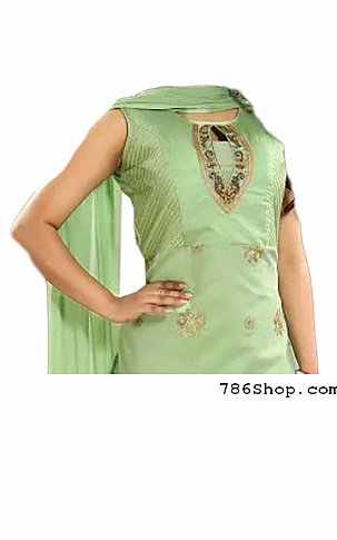  Mint Green Chiffon Suit | Pakistani Dresses in USA- Image 2