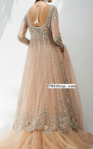  Sand Gold Oraganza Suit | Pakistani Wedding Dresses USA- Image 2