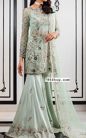 Mint Green Chiffon Suit | Pakistani ...