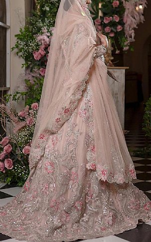  Pink Chiffon Suit | Pakistani Wedding Dresses USA- Image 3