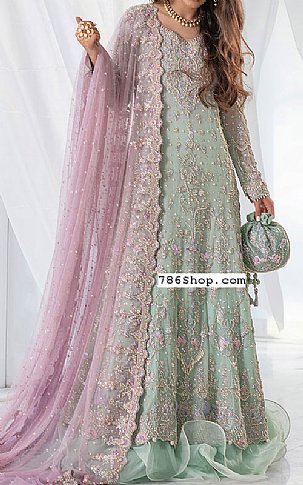 Mint Green Chiffon Suit | Pakistani ...