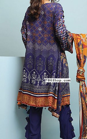 Edenrobe. Indigo Khaddar Kurti | Pakistani Dresses in USA- Image 2