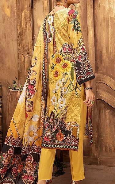 Khas Yellow Lawn Suit | Pakistani Dresses in USA- Image 2