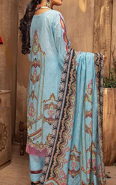 Khas Baby Blue Lawn Suit | Pakistani Dresses in USA- Image 2