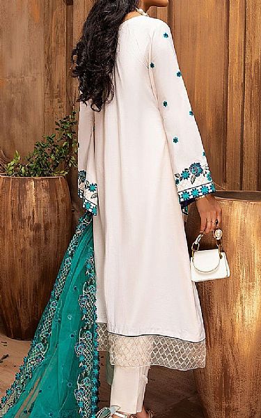Khas Off-white Lawn Suit | Pakistani Dresses in USA- Image 2