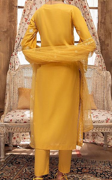 Khas Mustard Lawn Suit | Pakistani Dresses in USA- Image 2