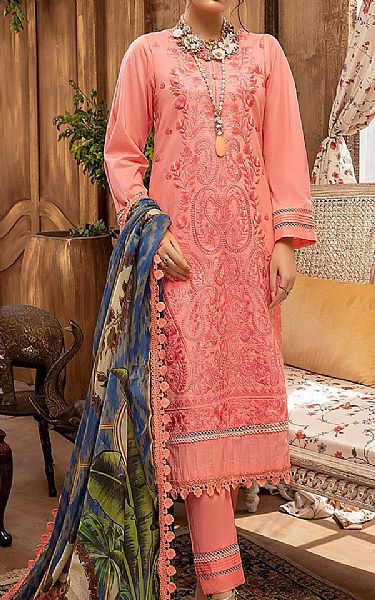Khas Coral Lawn Suit | Pakistani Dresses in USA- Image 1