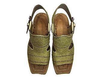  Gents Chappal - Golden | Pakistani Dresses in USA- Image 1