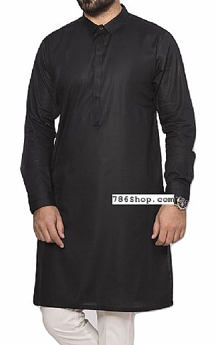  Black Men Shalwar Kameez | Pakistani Mens Suits Online- Image 1