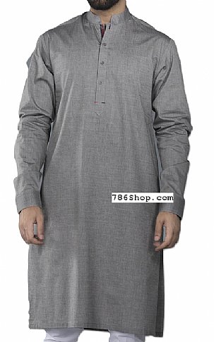 Grey Men Shalwar Kameez | Pakistani Mens Suits Online