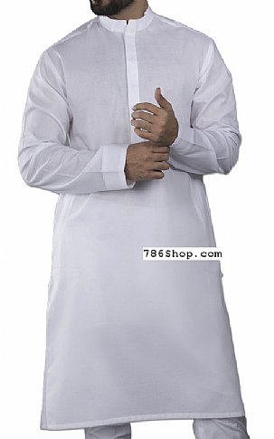  White Men Shalwar Kameez | Pakistani Mens Suits Online- Image 1