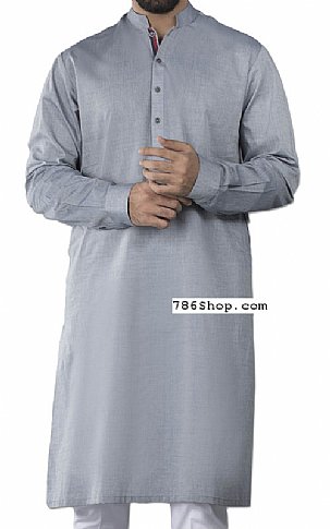 Light Grey Men Shalwar Kameez | Pakistani Mens Suits Online