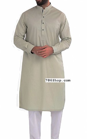  Light Green Men Shalwar Kameez | Pakistani Mens Suits Online- Image 1