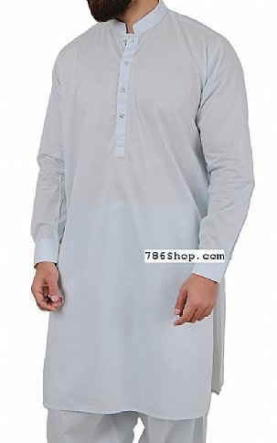  Light Blue Men Shalwar Kameez | Pakistani Mens Suits Online- Image 1