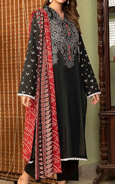 LimeLight Black Lawn Suit (2 Pcs) | Pakistani Dresses in USA- Image 1