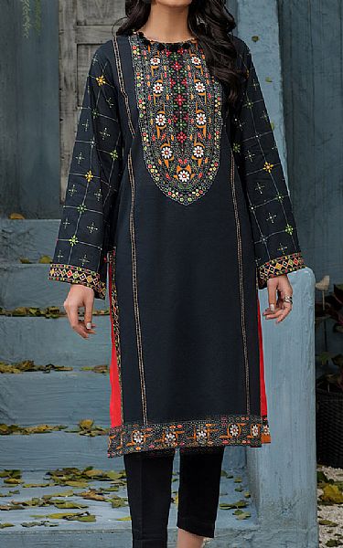 Limelight Black Lawn Kurti | Pakistani Dresses in USA- Image 1
