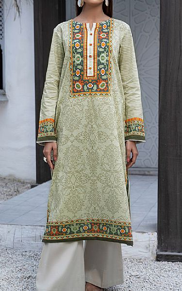 Limelight Light Green Lawn Kurti | Pakistani Dresses in USA- Image 1