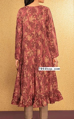 Limelight Mauve Jacquard Kurti | Pakistani Dresses in USA- Image 2