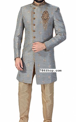  Modern Sherwani 84c | Pakistani Sherwani Online- Image 1