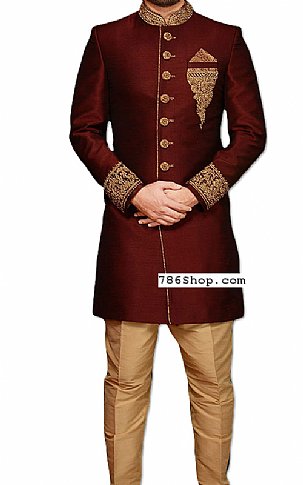  Modern Sherwani 107 | Pakistani Sherwani Online- Image 1