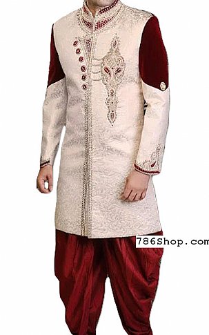  Modern Sherwani 132 | Pakistani Sherwani Online- Image 1