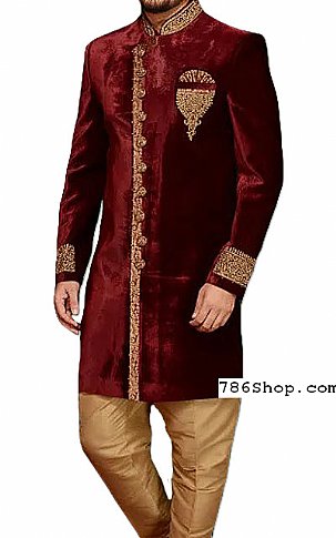  Modern Sherwani 135 | Pakistani Sherwani Online- Image 1