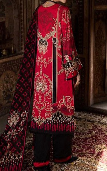 Mohagni Crimson Lawn Suit | Pakistani Dresses in USA- Image 2